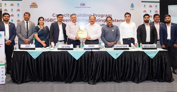 APCRDA Officials Trained in Green Building Practices